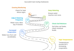 succulent care during heat waves