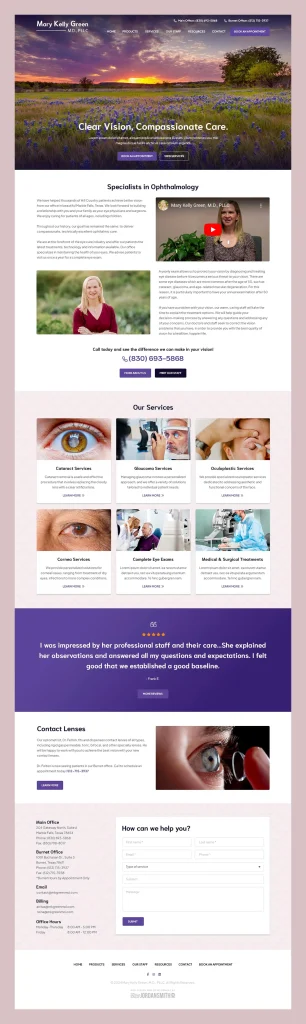 Home 8 Healthcare Website